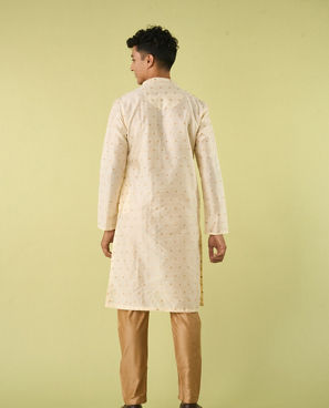 Diwas Men Cream Dream Elegance Kurta Pajama
