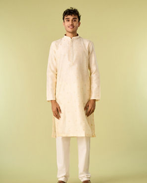Diwas Men Cream Celebration Kurta