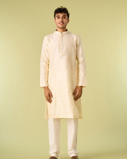 Diwas Men Cream Celebration Kurta