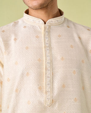 Diwas Men Cream Celebration Kurta