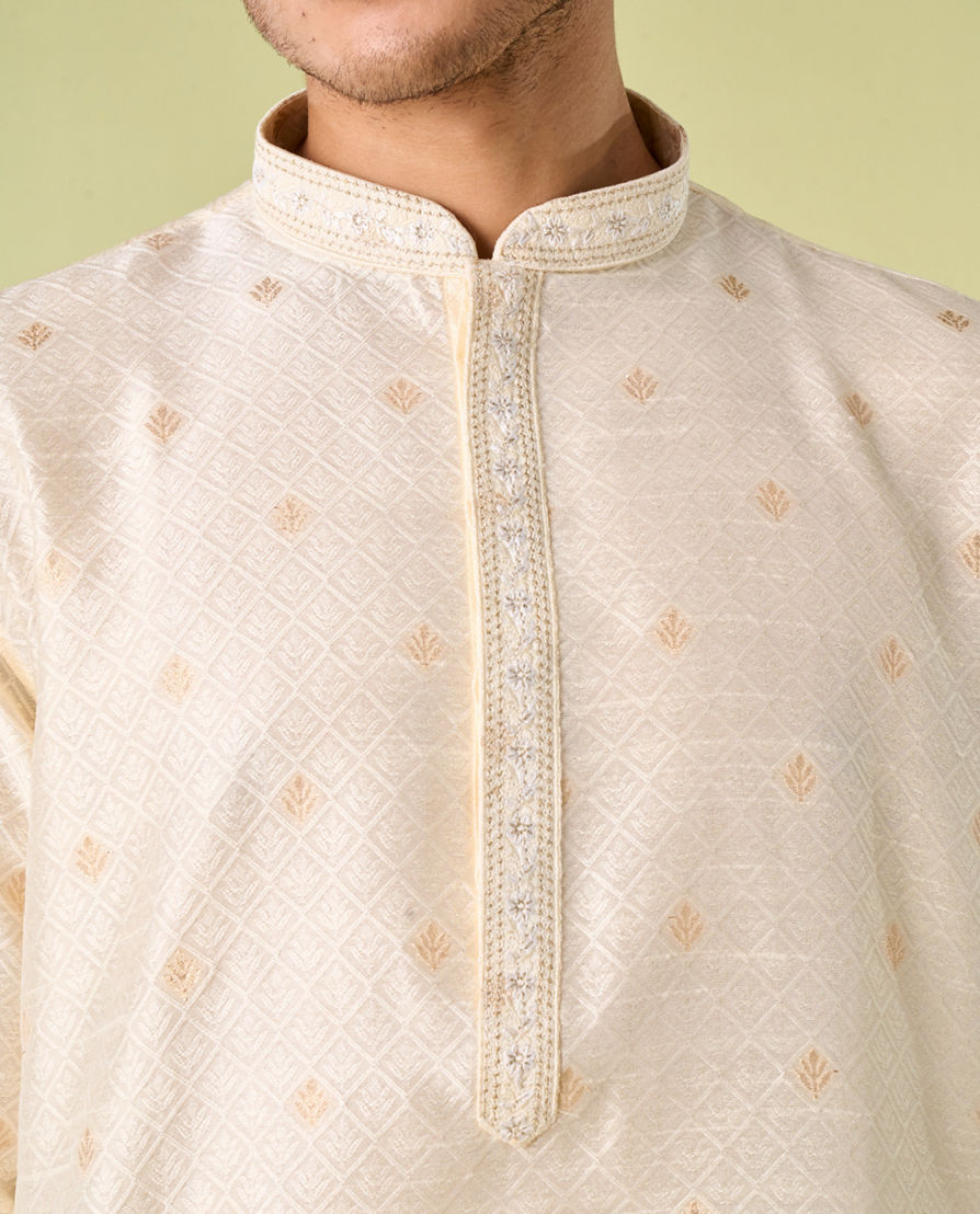 Diwas Men Cream Celebration Kurta