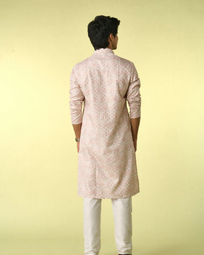 Diwas Men Cream Elegance Kurta Pajama