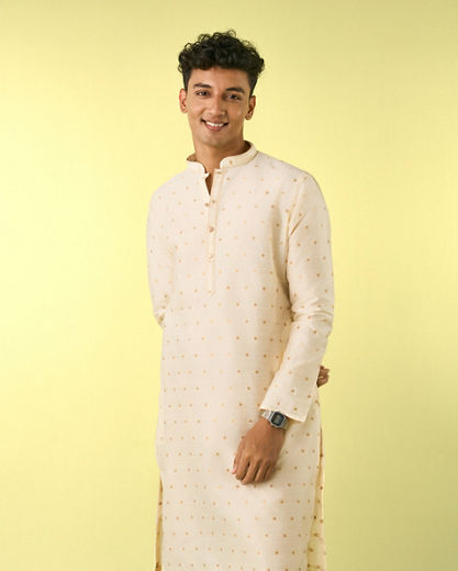 Diwas Men Cream Dream Elegance Kurta Pajama
