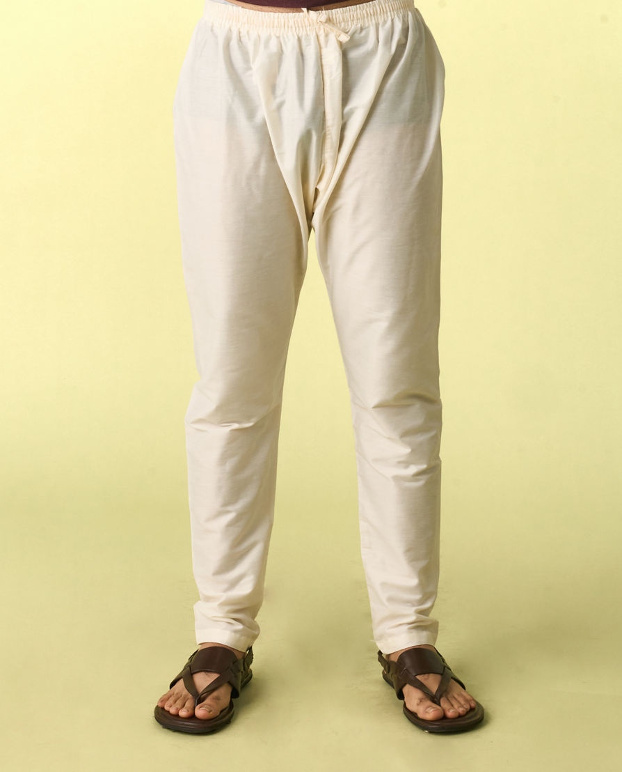 Diwas Men Wine Elegance Kurta Pyjama