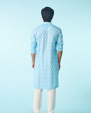 Diwas Men Sapphire Delight Kurta