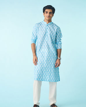 Diwas Men Sapphire Delight Kurta