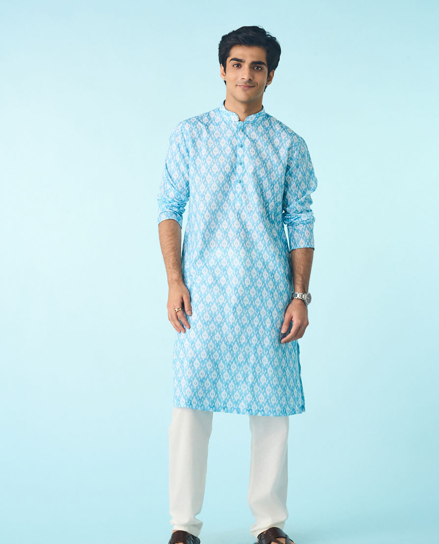 Diwas Men Sapphire Delight Kurta