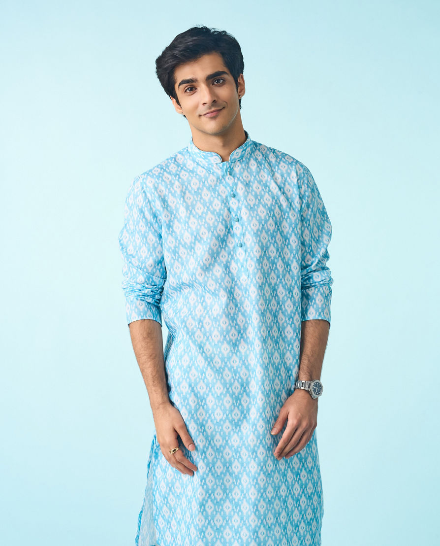 Diwas Men Sapphire Delight Kurta