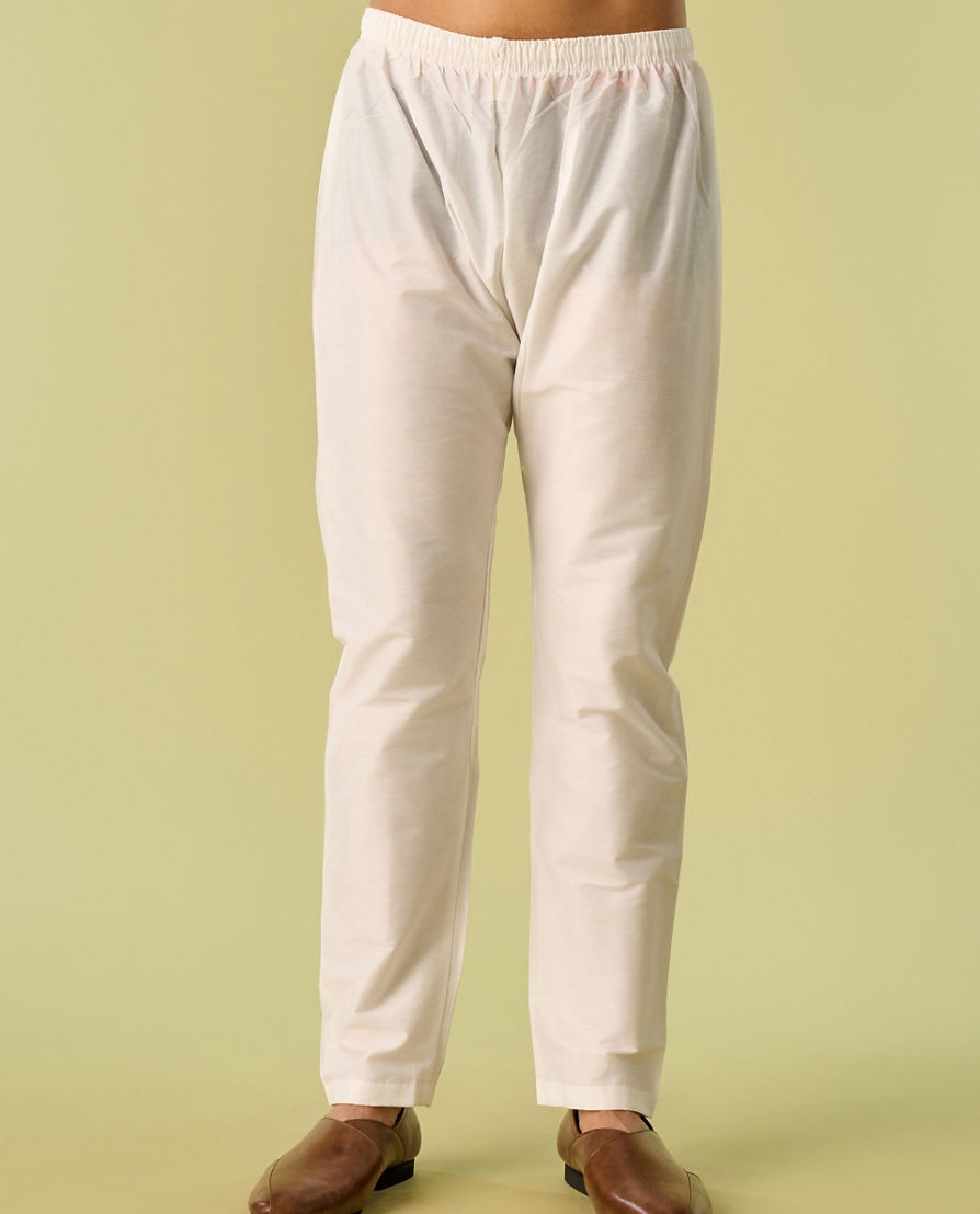 Diwas Men Light Blue Cotton Kurta