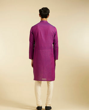 Diwas Men Purple Majesty Kurta