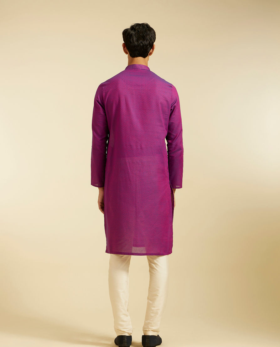 Diwas Men Purple Majesty Kurta