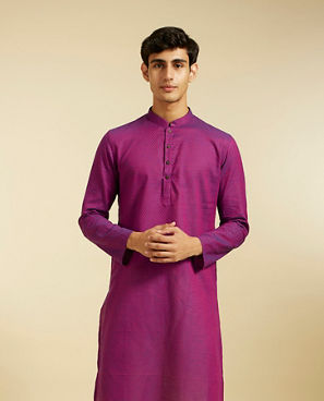 Diwas Men Purple Majesty Kurta
