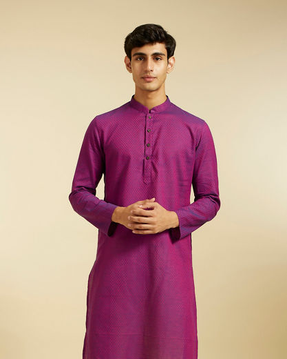 Diwas Men Purple Majesty Kurta