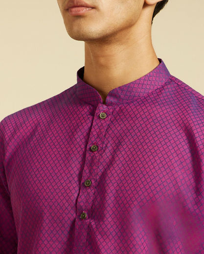 Diwas Men Purple Majesty Kurta