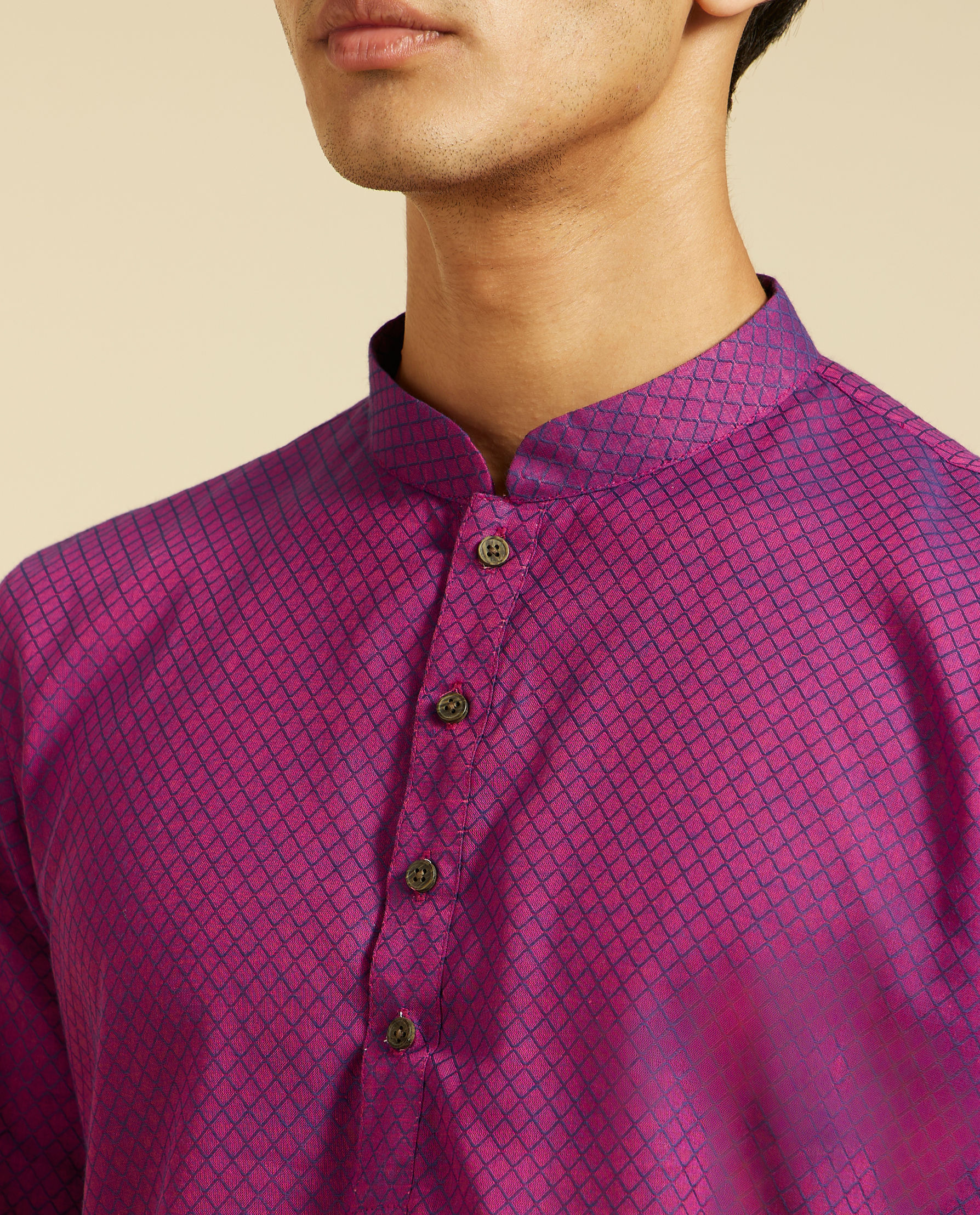 Diwas Men Purple Majesty Kurta