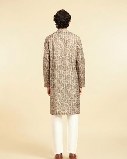 Diwas Men Olive Green Radiance Kurta