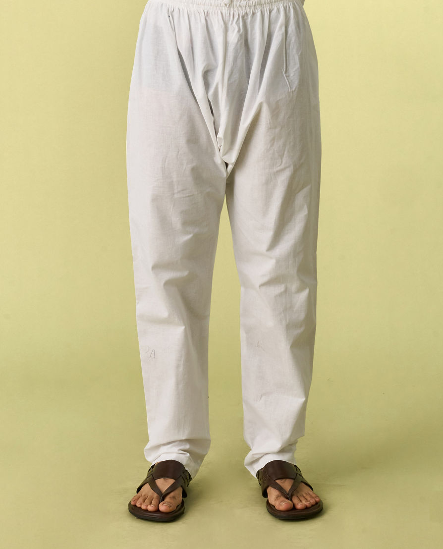 Diwas Men Regal White Kurta Pajama