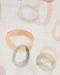 Pearl White Abstract Circles in Watercolour Effect Kurta