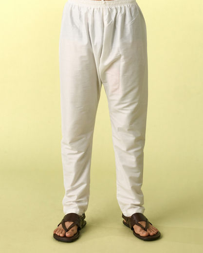 Diwas Men Elegant Greyish Blue Kurta Pajama