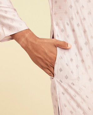 Diwas Men Lilac Celebration Splendor Kurta