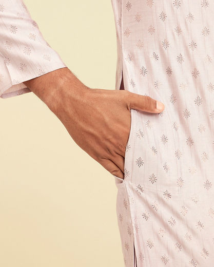 Diwas Men Lilac Celebration Splendor Kurta