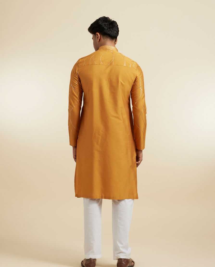 Diwas Men Mustard Delight Kurta