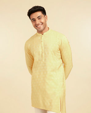 Diwas Men Radiant Yellow Kurta