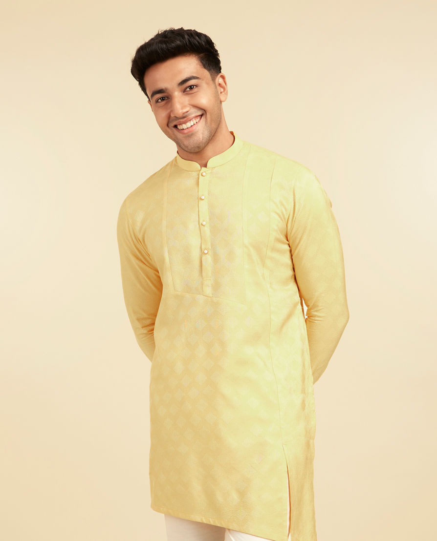 Diwas Men Radiant Yellow Kurta