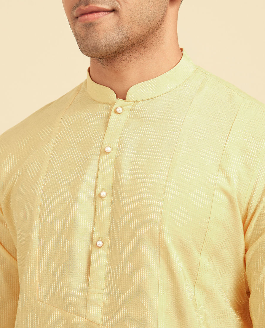 Diwas Men Radiant Yellow Kurta