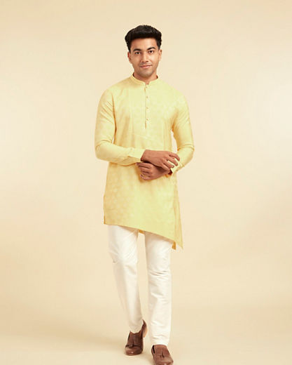 Diwas Men Radiant Yellow Kurta