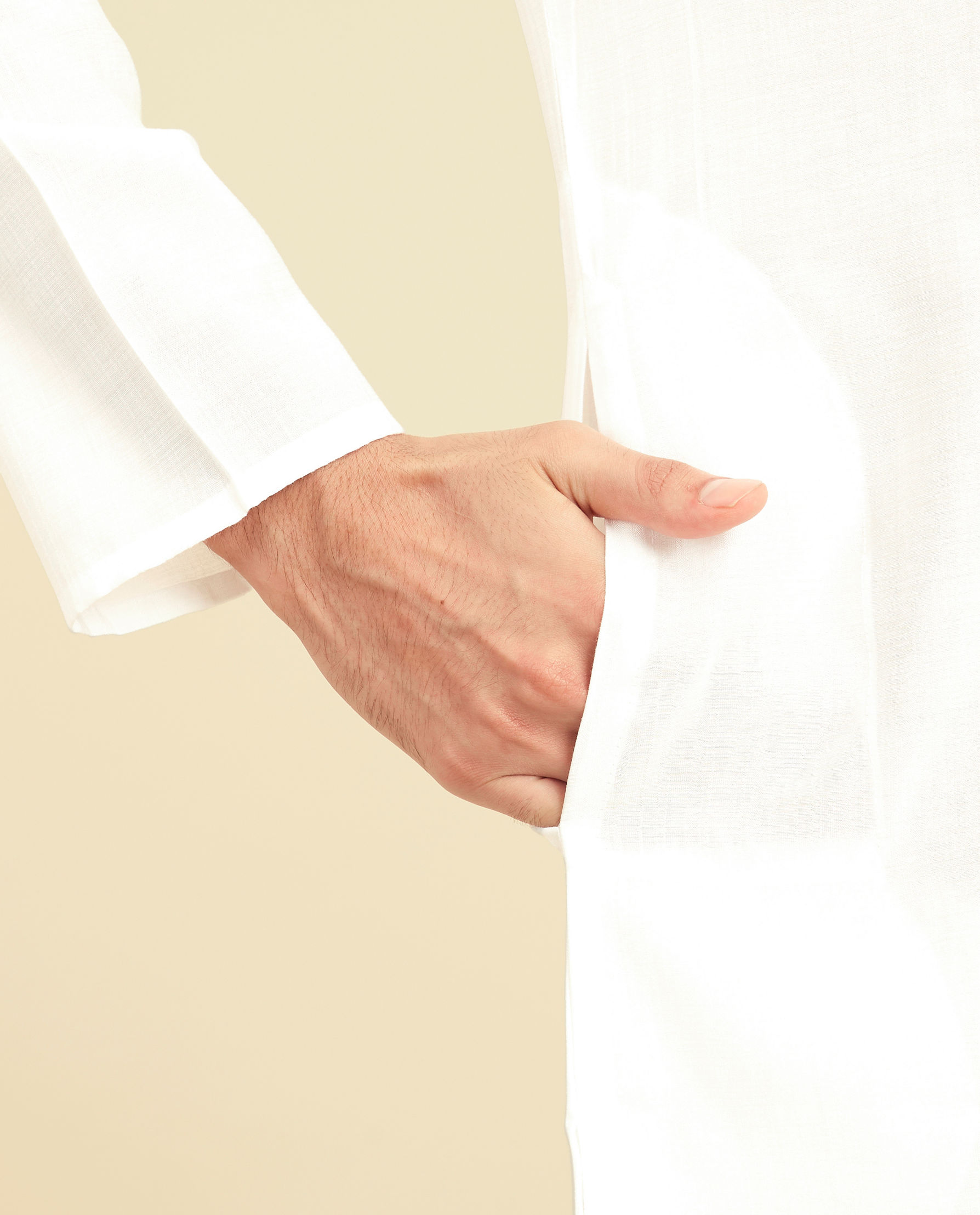 Diwas Men White Elegance Kurta