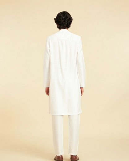 Diwas Men White Elegance Kurta