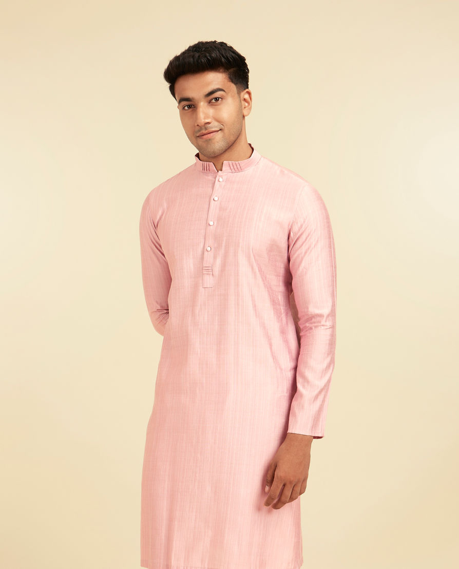 Diwas Men Dusty Pink Royal Celebrity Kurta