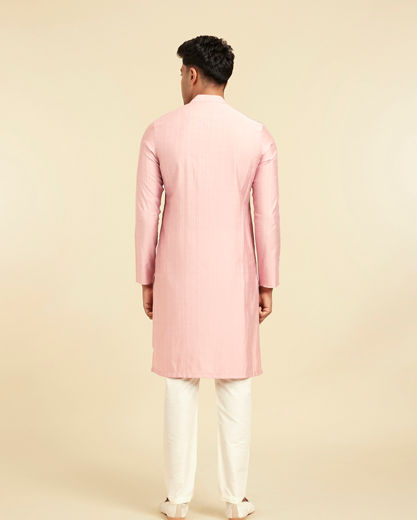 Diwas Men Dusty Pink Royal Celebrity Kurta