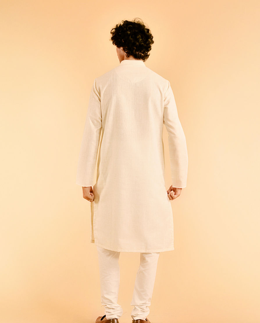 Diwas Men Opulent Cream Kurta