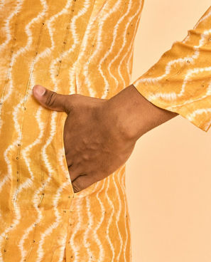 Diwas Men Sun-Kissed Celebration Yellow Kurta