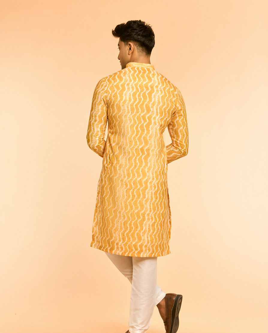 Diwas Men Sun-Kissed Celebration Yellow Kurta