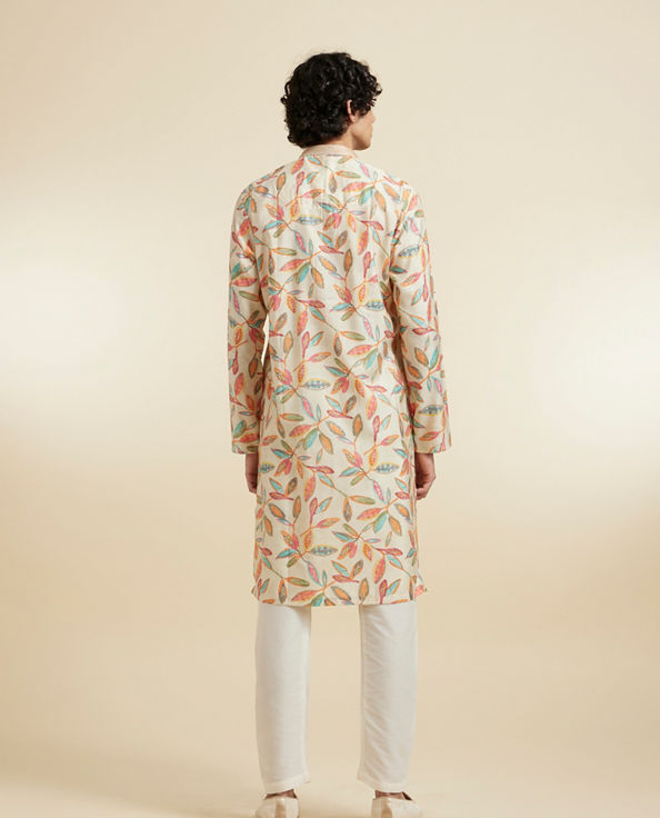 Diwas Men Beige Delight Kurta