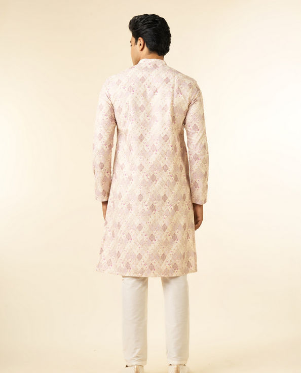 Diwas Men Lilac Elegance Kurta