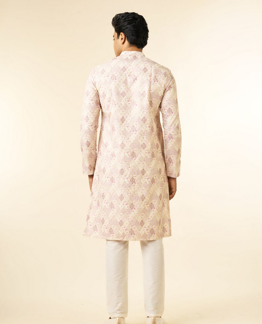 Diwas Men Lilac Elegance Kurta