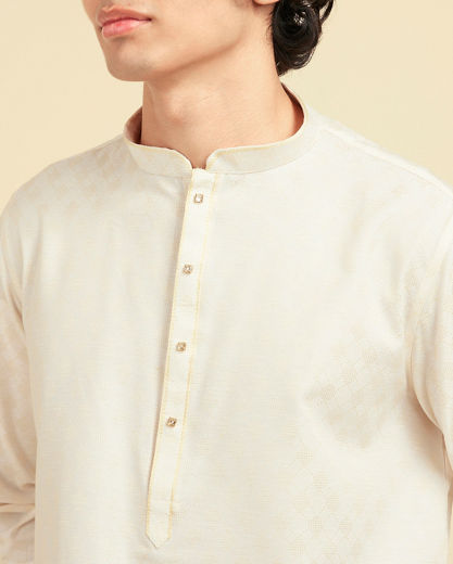 Diwas Men Cream Elegance Kurta