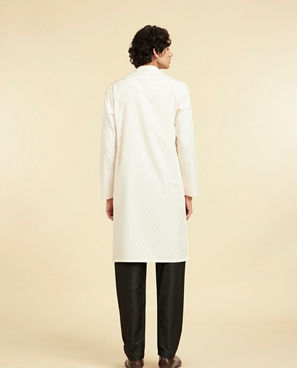 Diwas Men Cream Elegance Kurta