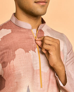 Diwas Men Lilac Elegance Kurta