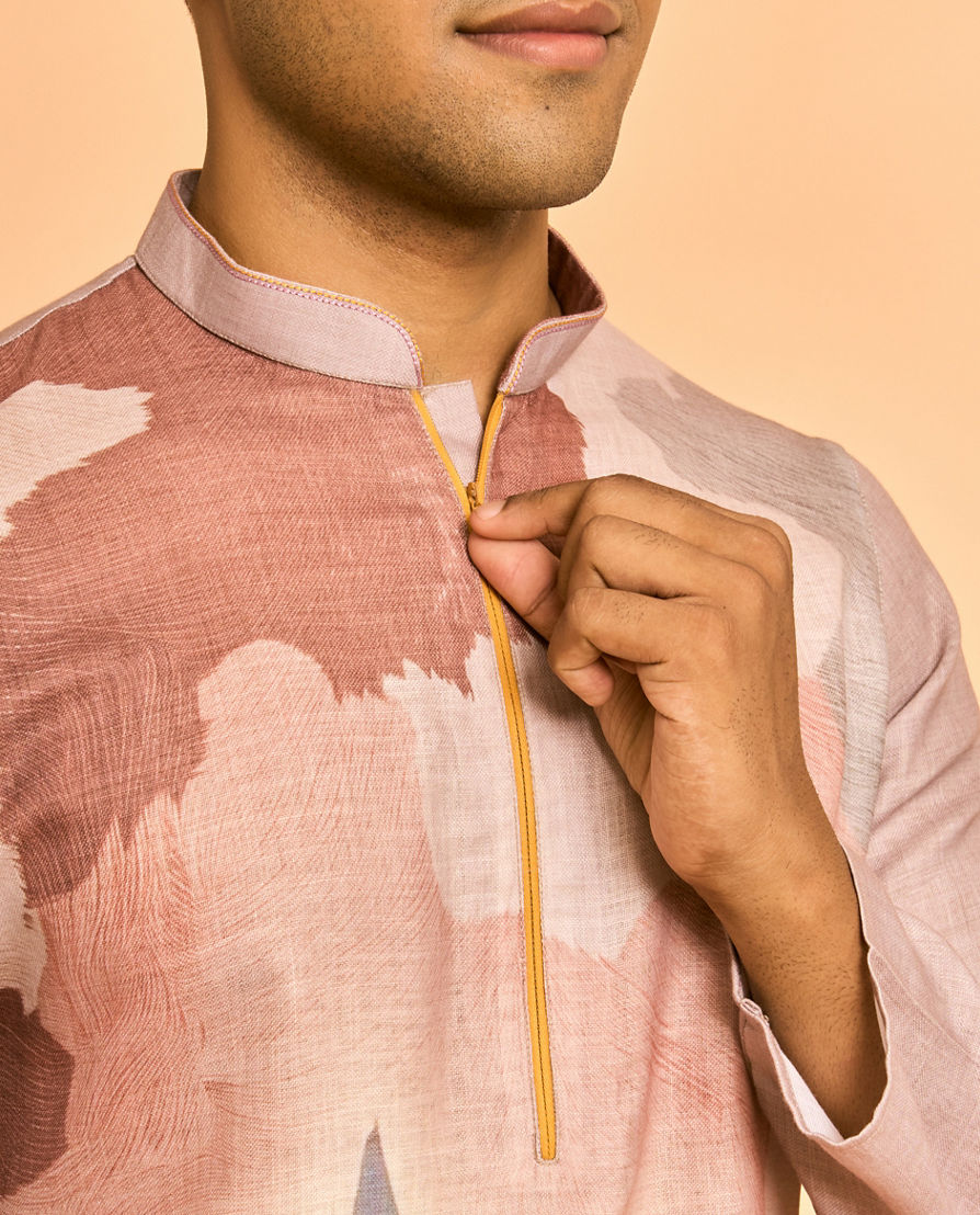 Diwas Men Lilac Elegance Kurta