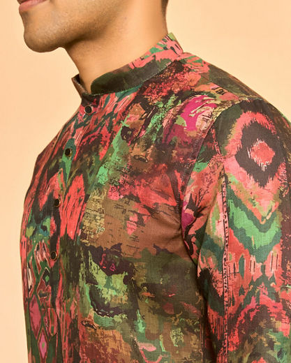 Diwas Men Emerald Elegance Kurta