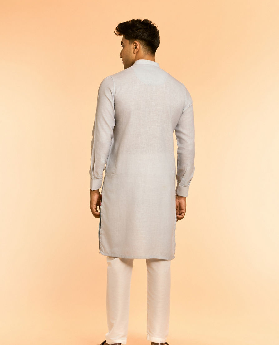 Diwas Men Light Blue Elegance Kurta