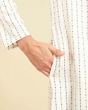 Diwas Men Cream Regality Kurta