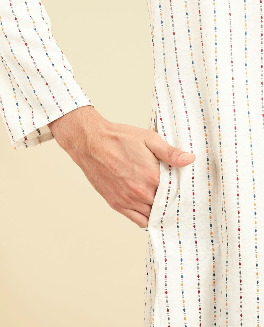 Diwas Men Cream Regality Kurta