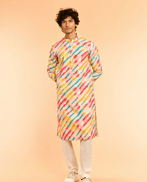 Diwas Men Ethereal White Cotton Kurta