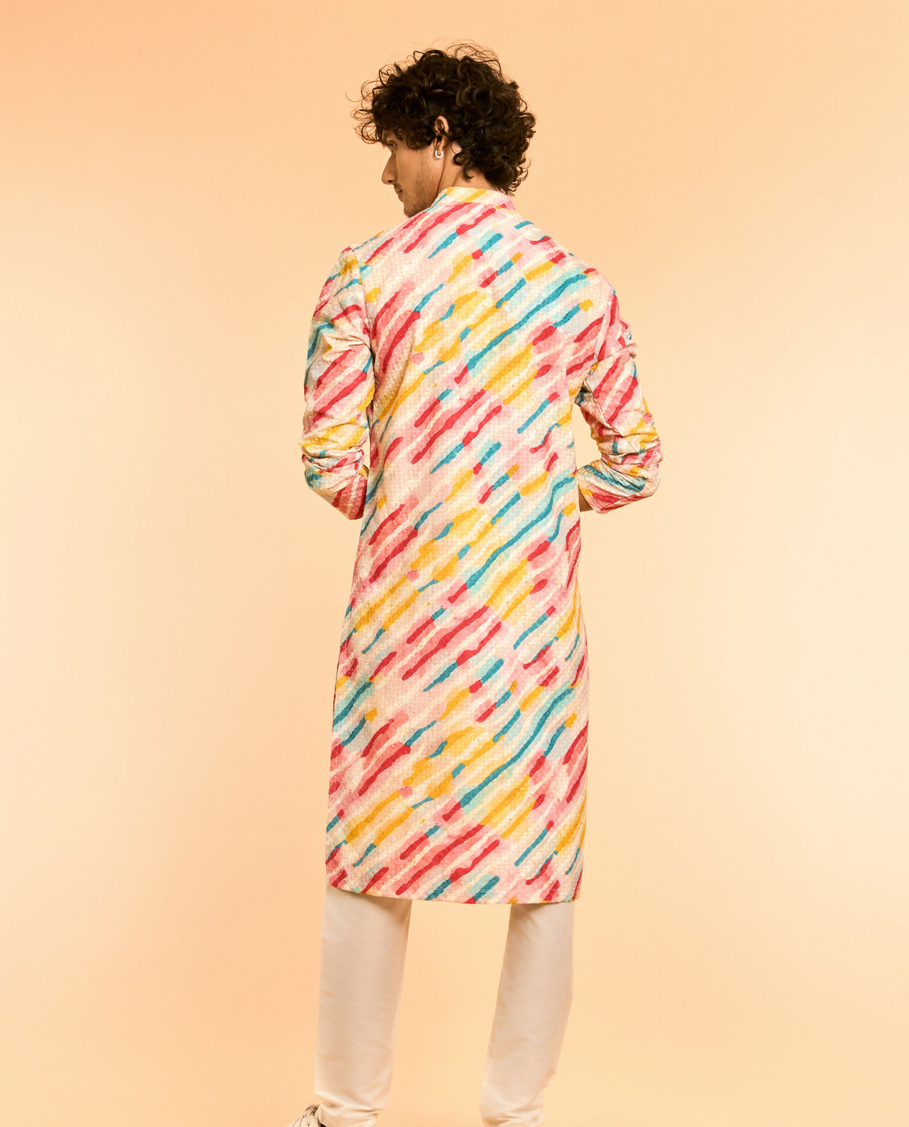 Diwas Men Ethereal White Cotton Kurta